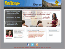Tablet Screenshot of minitrends.com